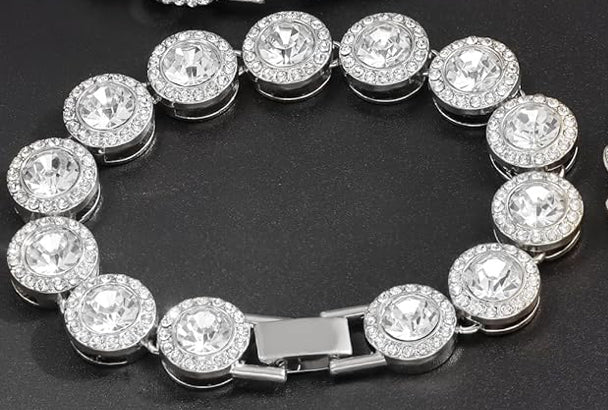 Round the Way Tennis Bracelet